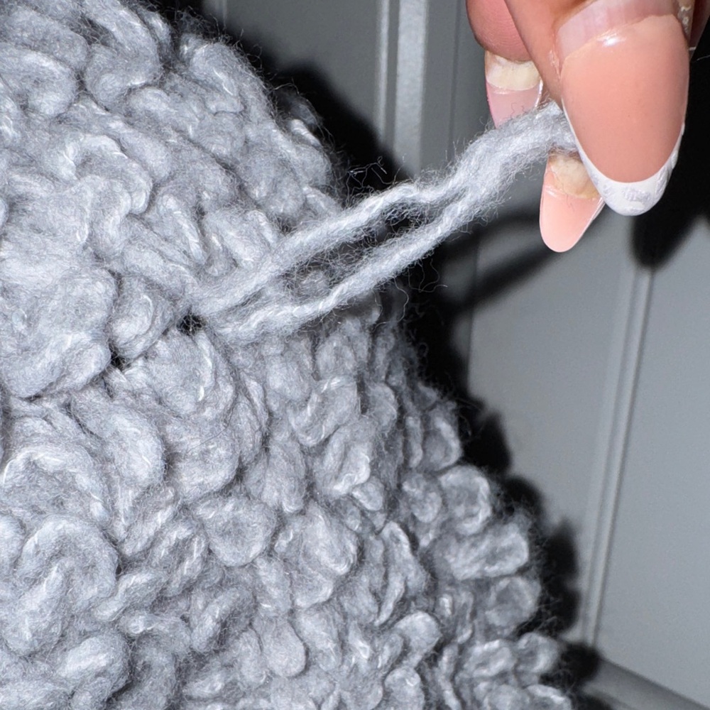 Michael Kors Textured Gray Sweater - Picture 5 of 6